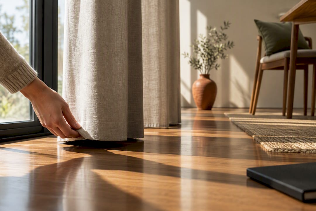 Measure 3 Spots: UK Curtain Length Rules